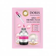 Тканевая маска для лица с экстрактом жемчуга Doris Pearl Real Essence Mask