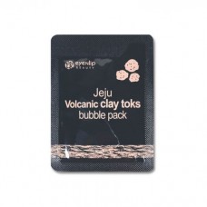 Пробник пузырьковая маска с вулканической глиной Eyenlip Beauty Jeju Volcanic Clay Toks Bubble Pack