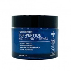 Антивіковий крем для обличчя з пептидами та пробіотиками Fortheskin EGF Peptide Bio Clinic Cream