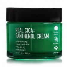 Заспокійливий антивіковий крем для обличчя з центелою Fortheskin Real Cica Panthenol Cream