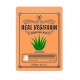 Заспокійлива маска для обличчя з алоє Fortheskin Super Food Real Vegifarm Double Shot Mask Aloe