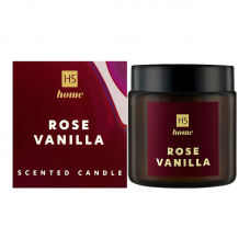Арома свічка у склянці з ароматом троянда/ваніль Hiskin Rose Vanilla Scented Candle