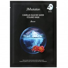Тонізуюча тканинна маска з екстрактом камелії JMsolution Camellia Glacier Water Iceland Mask