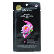 Тканинна зволожуюча маска з екстрактом лотоса JMsolution Be Nature Lotus & Blooming Mask Тканинна зволожуюча маска з екстрактом лотоса JMsolution Be Nature Lotus & Blooming Mask