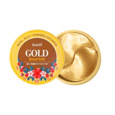 Антивозрастные гидрогелевые патчи с золотом и маточным молочком Petitfee Koelf Gold & Royal Jelly Eye Patch