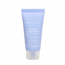Нічна антивікова маска з пелюстками календули Mary&May Calendula Peptide Ageless Sleeping Mask Нічна антивікова маска з пелюстками календули Mary&May Calendula Peptide Ageless Sleeping Mask