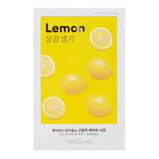 Тканинна маска з екстрактом лимона Missha Airy Fit Sheet Mask Lemon Тканинна маска з екстрактом лимона Missha Airy Fit Sheet Mask Lemon