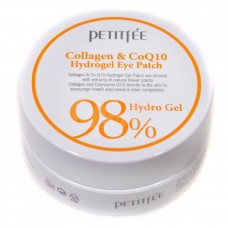 Гідрогелеві патчі з колагеном Petitfee Collagen & CoQ10 Hydrogel Eye Patch